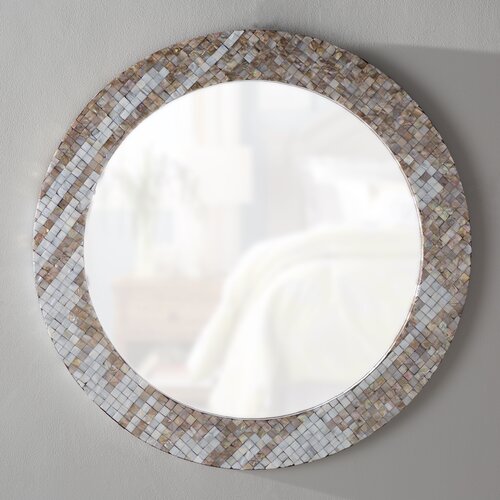 World Menagerie Conradine Round Traditional Coastal Accent Mirror